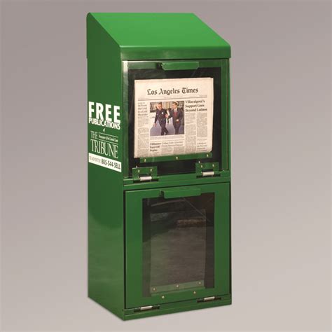 metal tabloid distribution boxes|Outdoor Publication Racks .